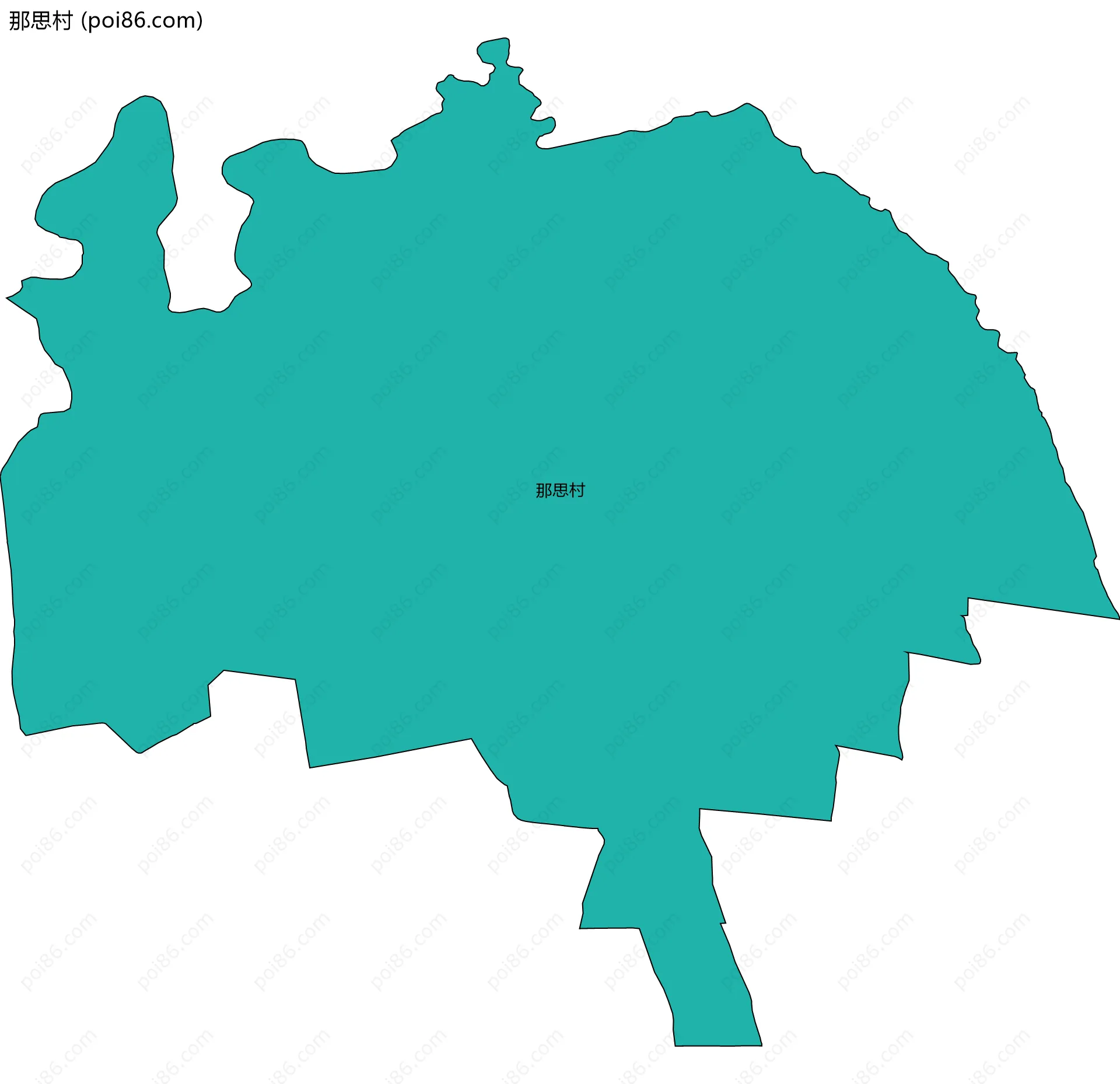 那思村边界地图