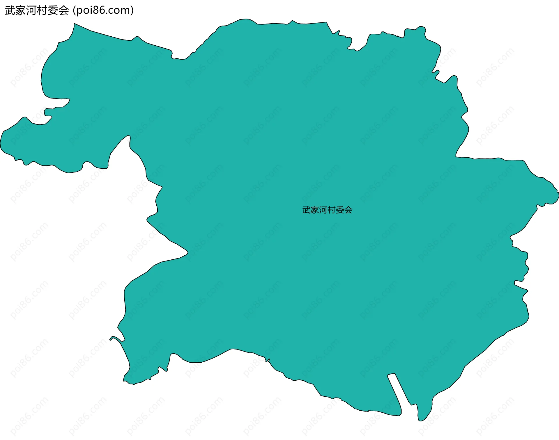 武家河村委会边界地图