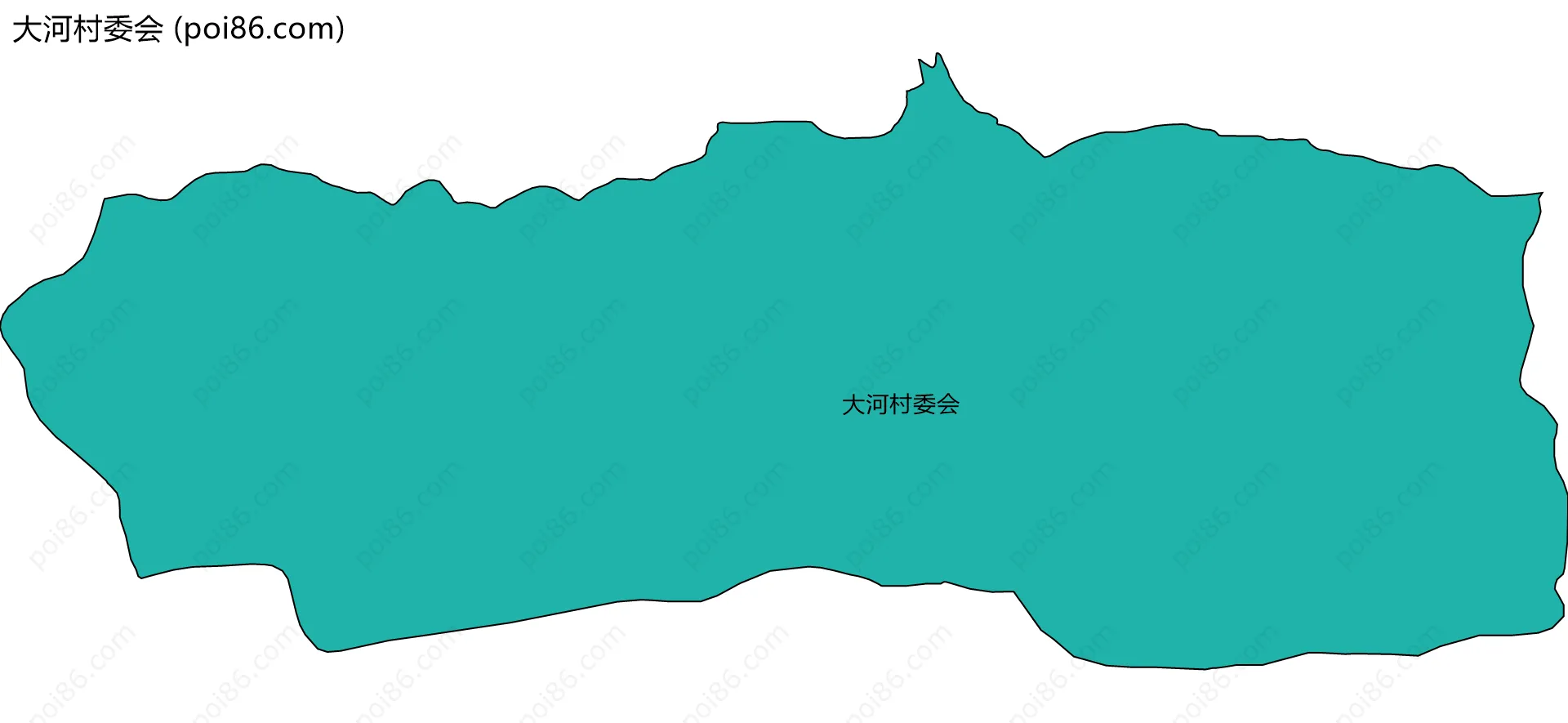 大河村委会边界地图