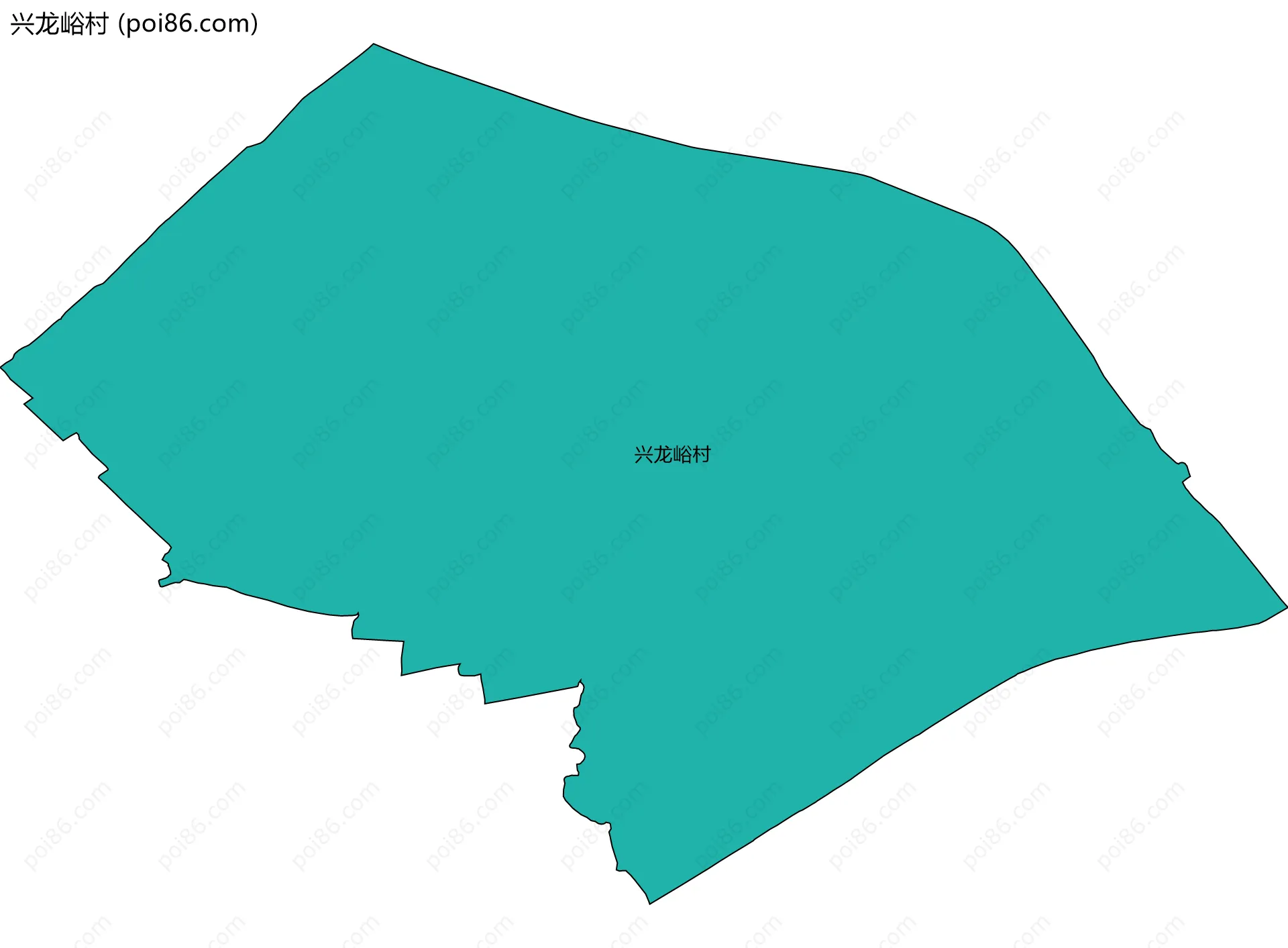 兴龙峪村边界地图