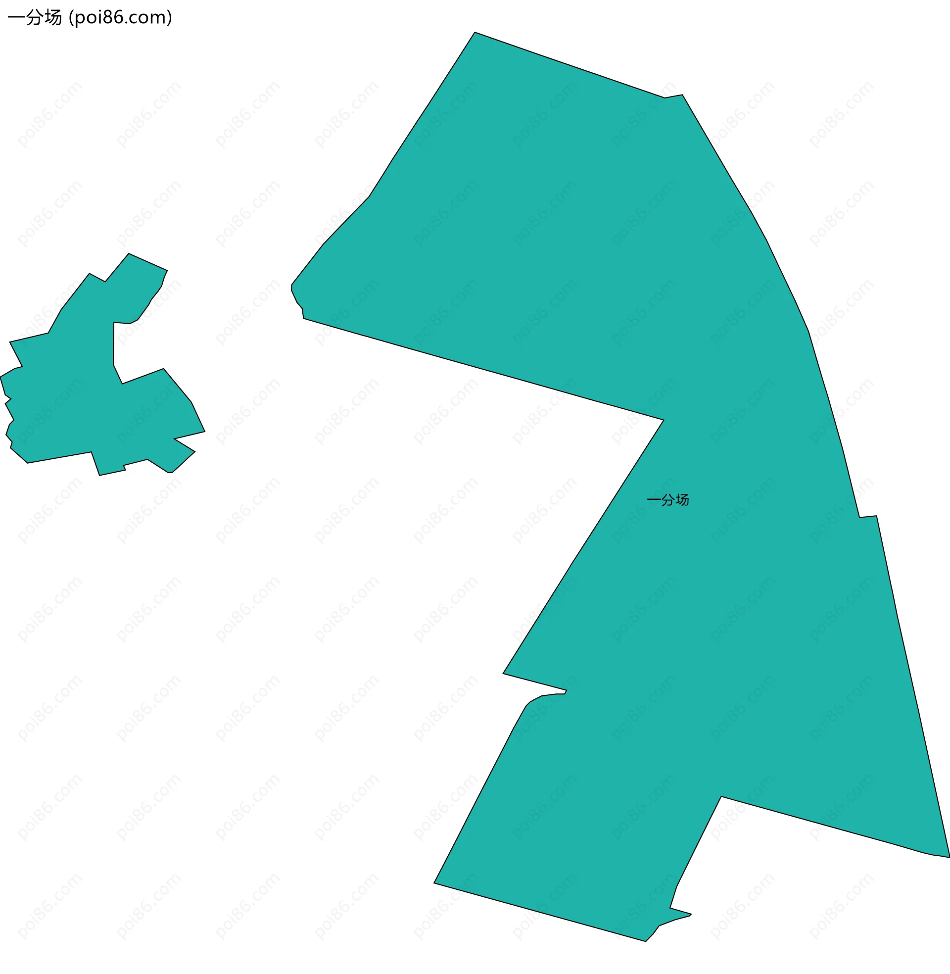 一分场边界地图