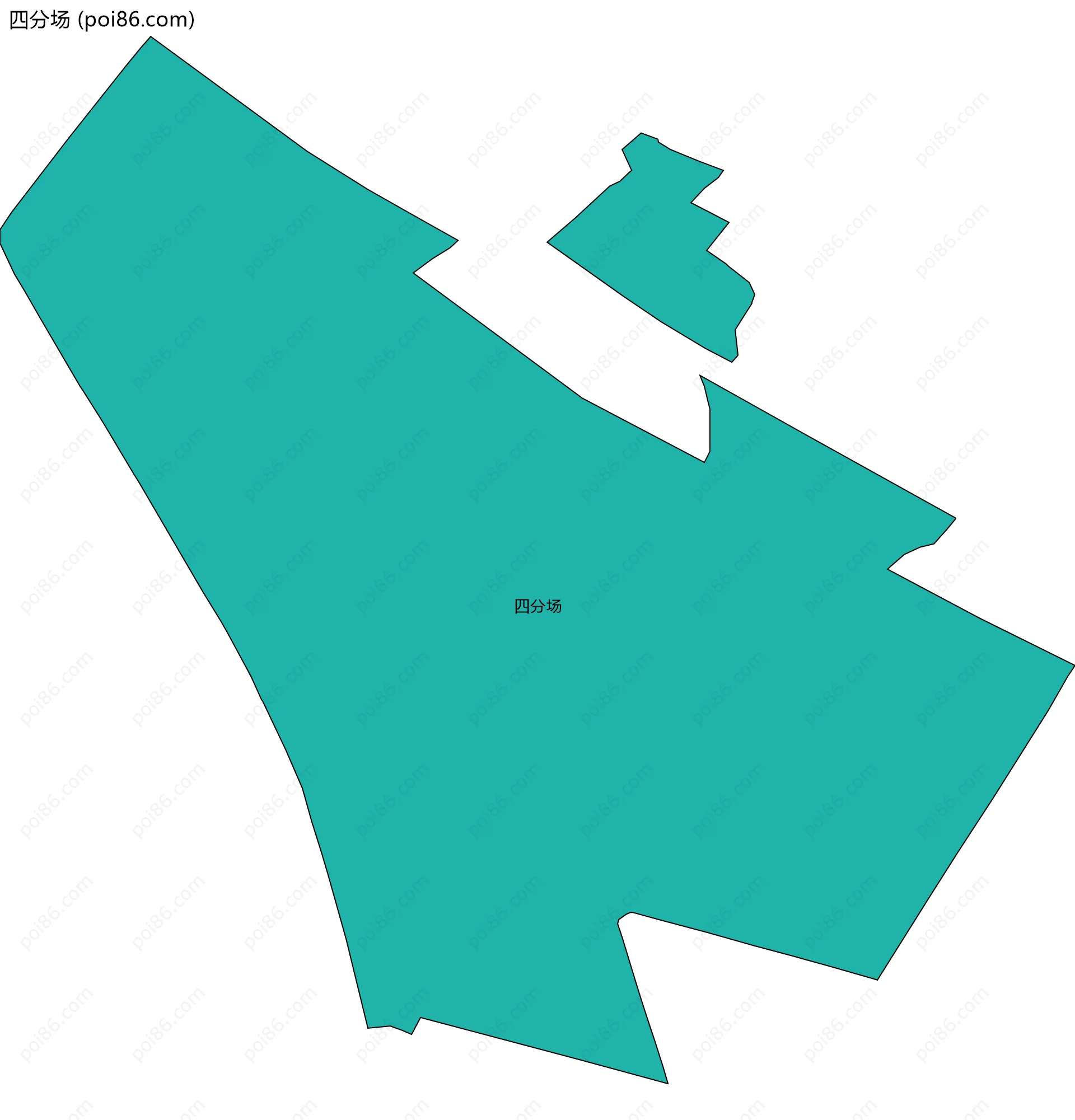 四分场边界地图