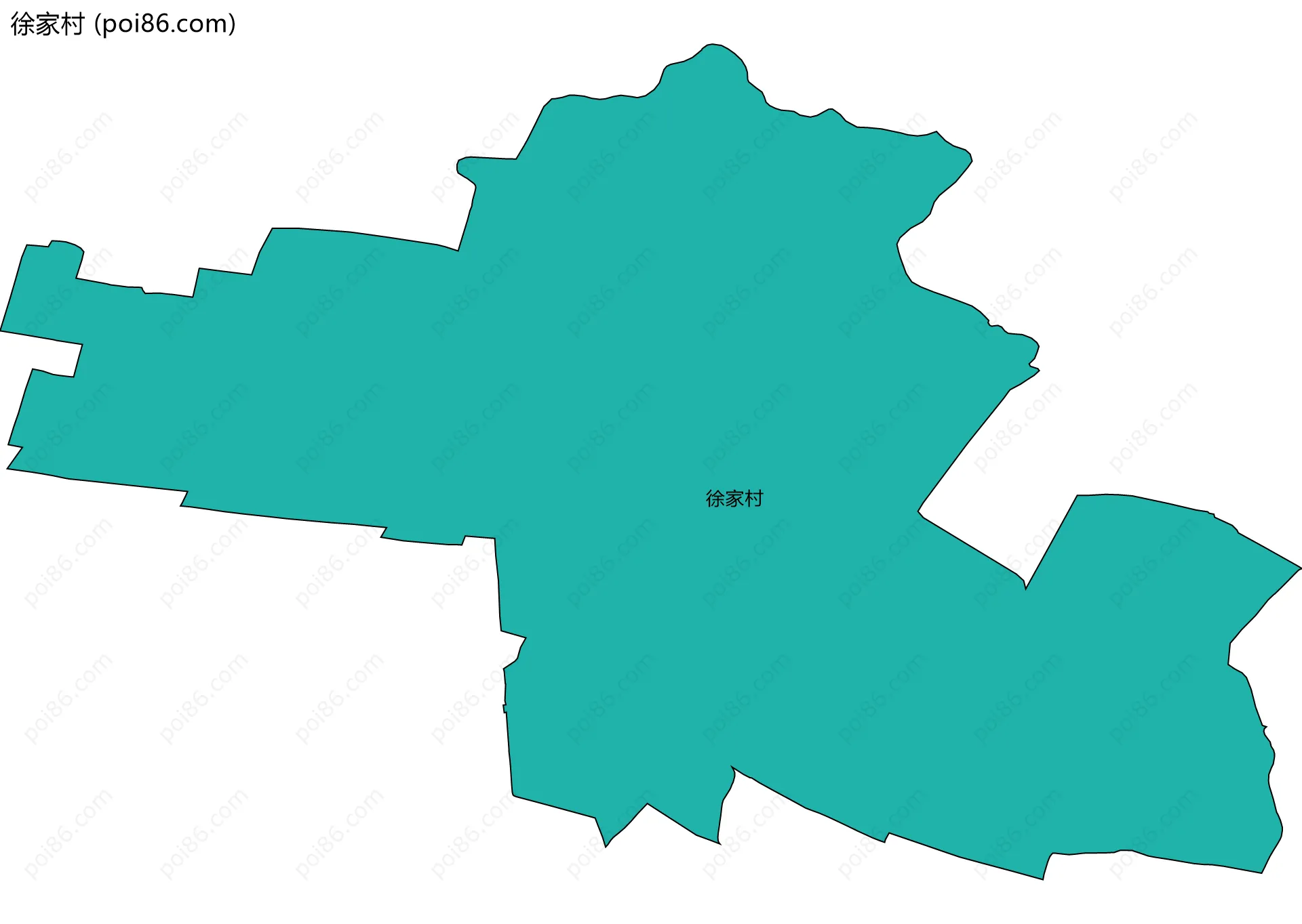 徐家村边界地图
