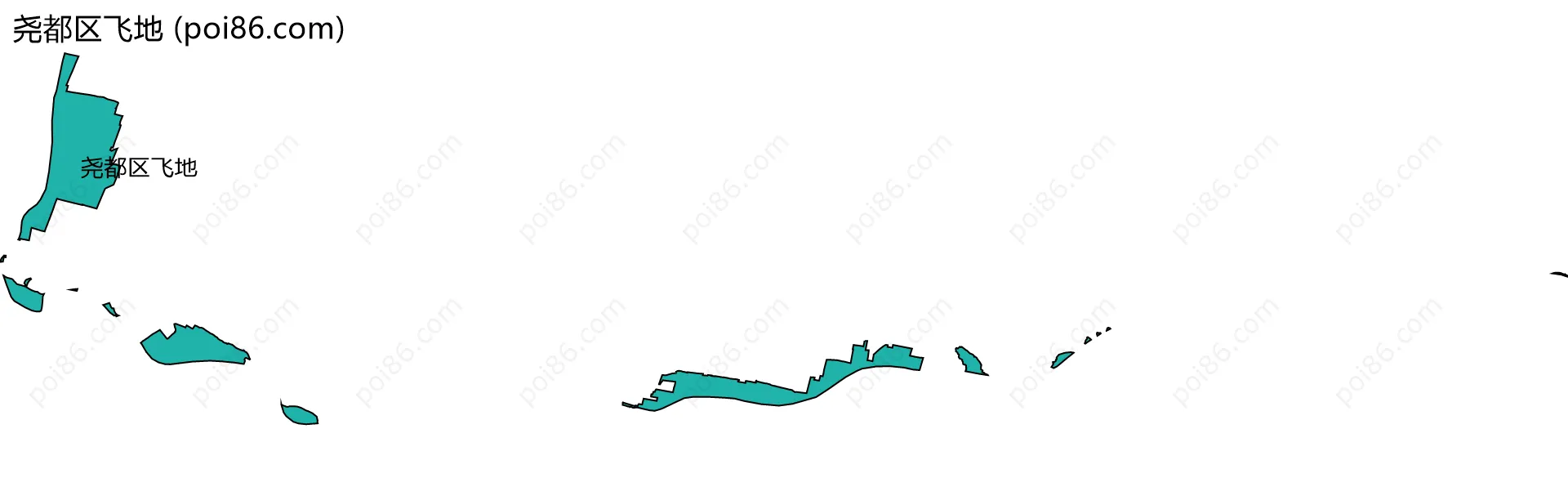 尧都区飞地边界地图