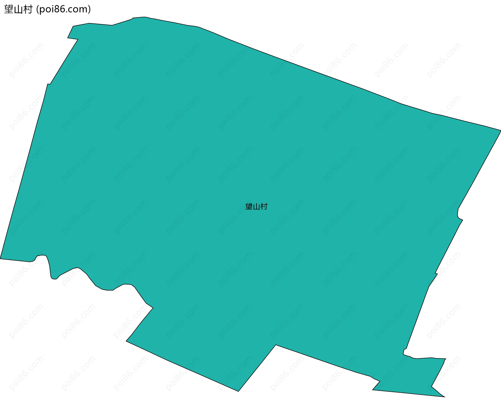 望山村边界地图