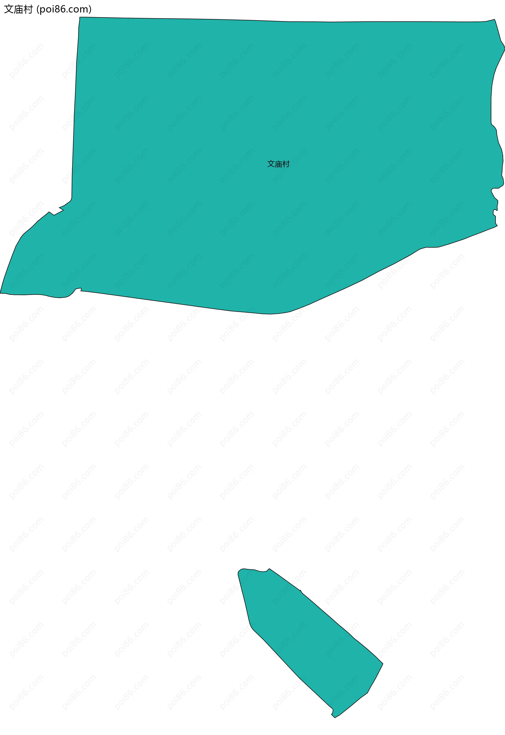 文庙村边界地图