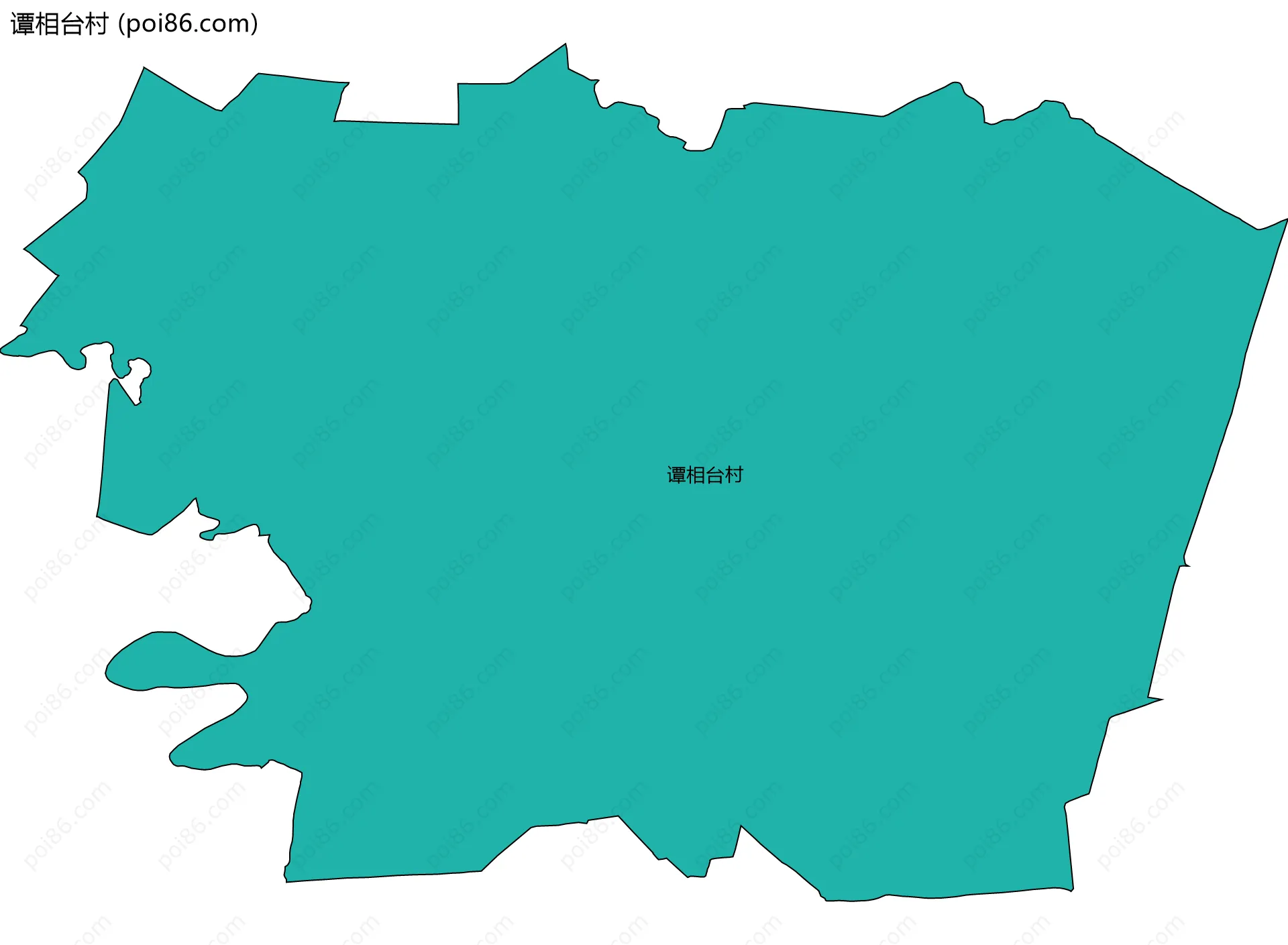 谭相台村边界地图