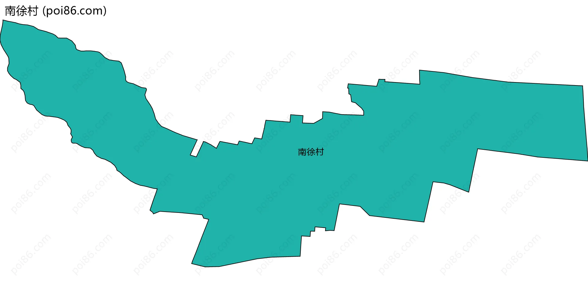 南徐村边界地图