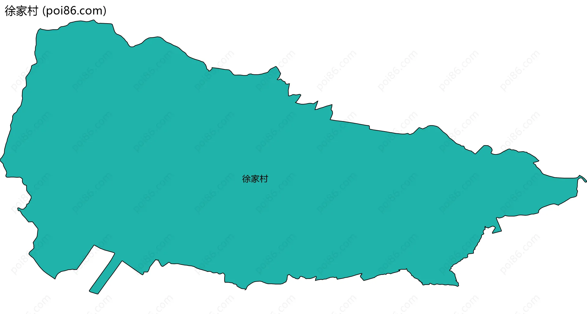 徐家村边界地图