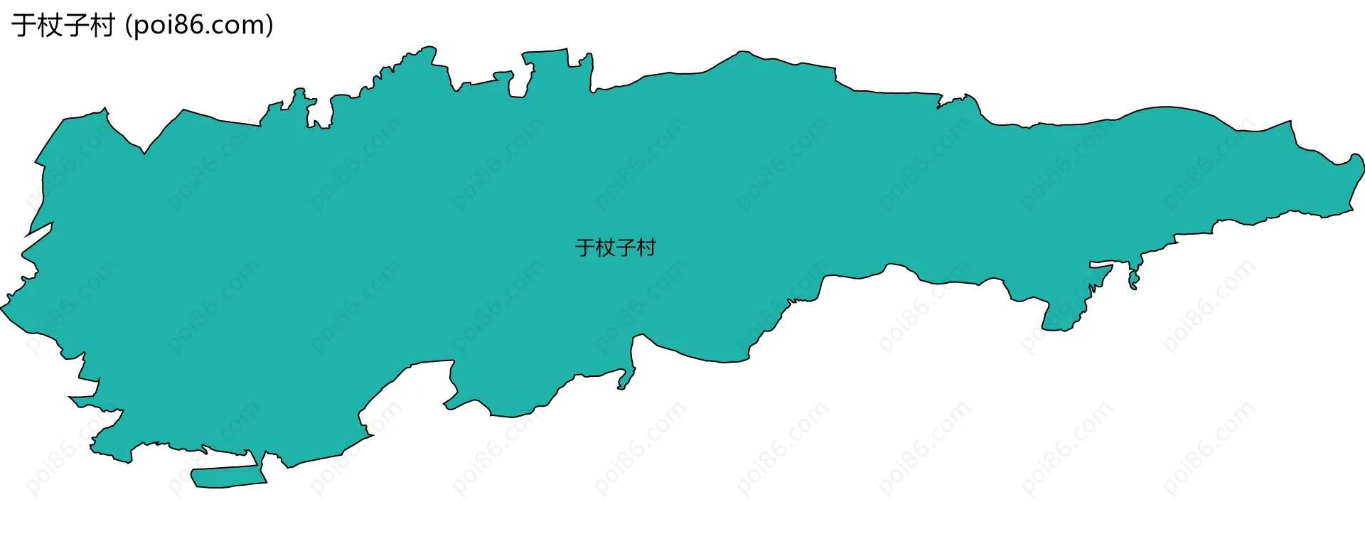 于杖子村边界地图