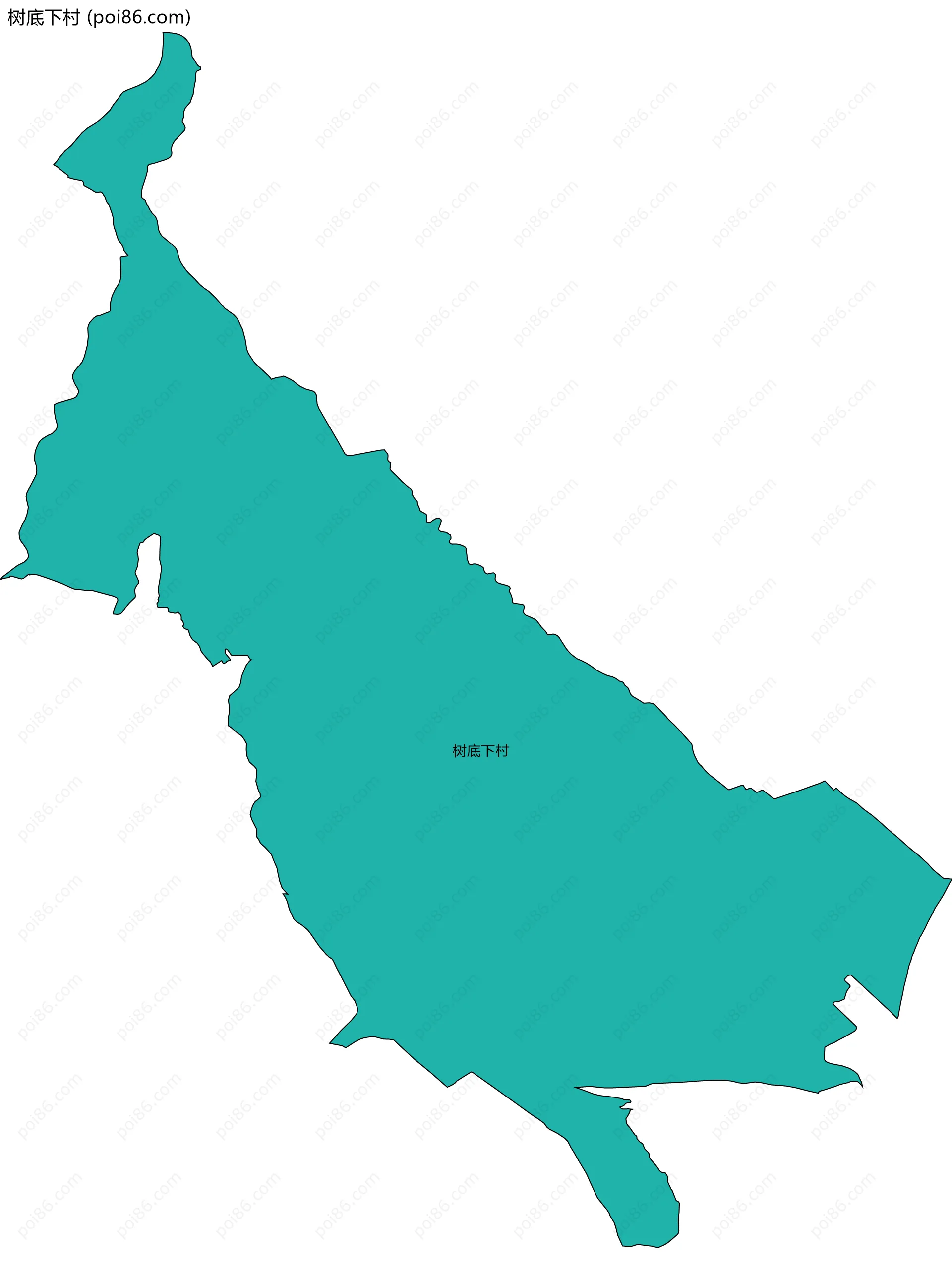 树底下村边界地图