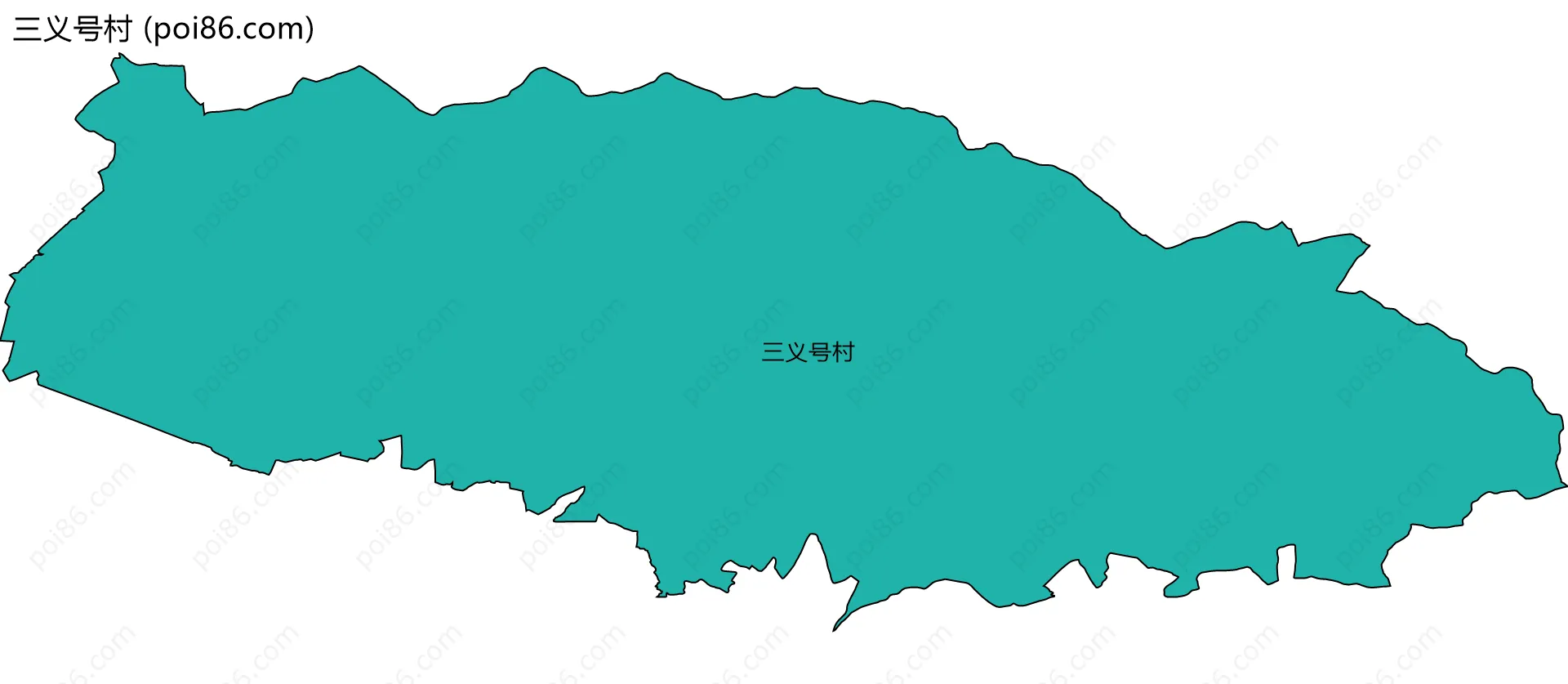 三义号村边界地图