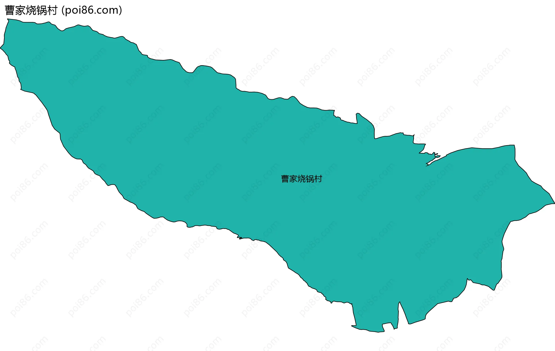 曹家烧锅村边界地图