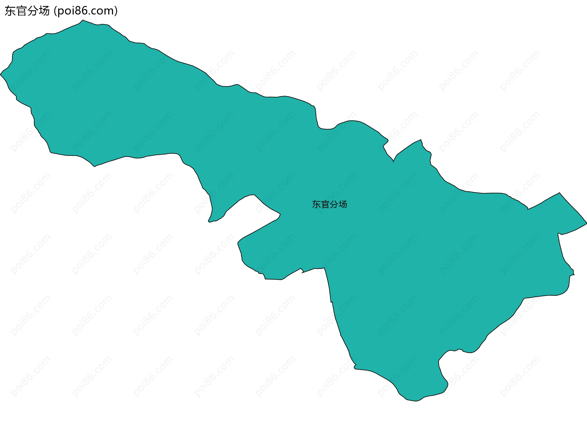 东官分场边界地图