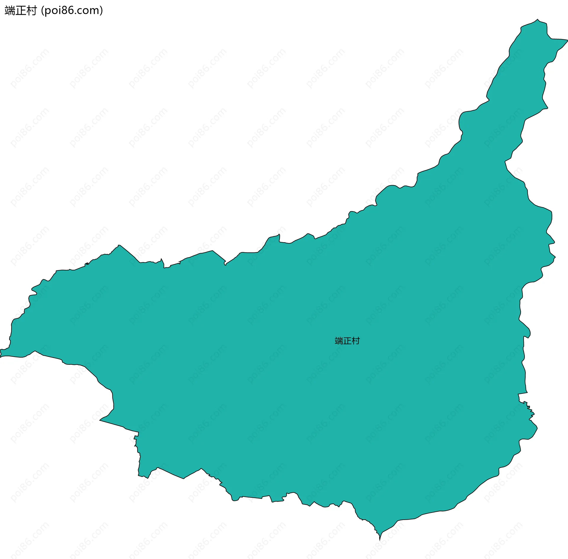 端正村边界地图