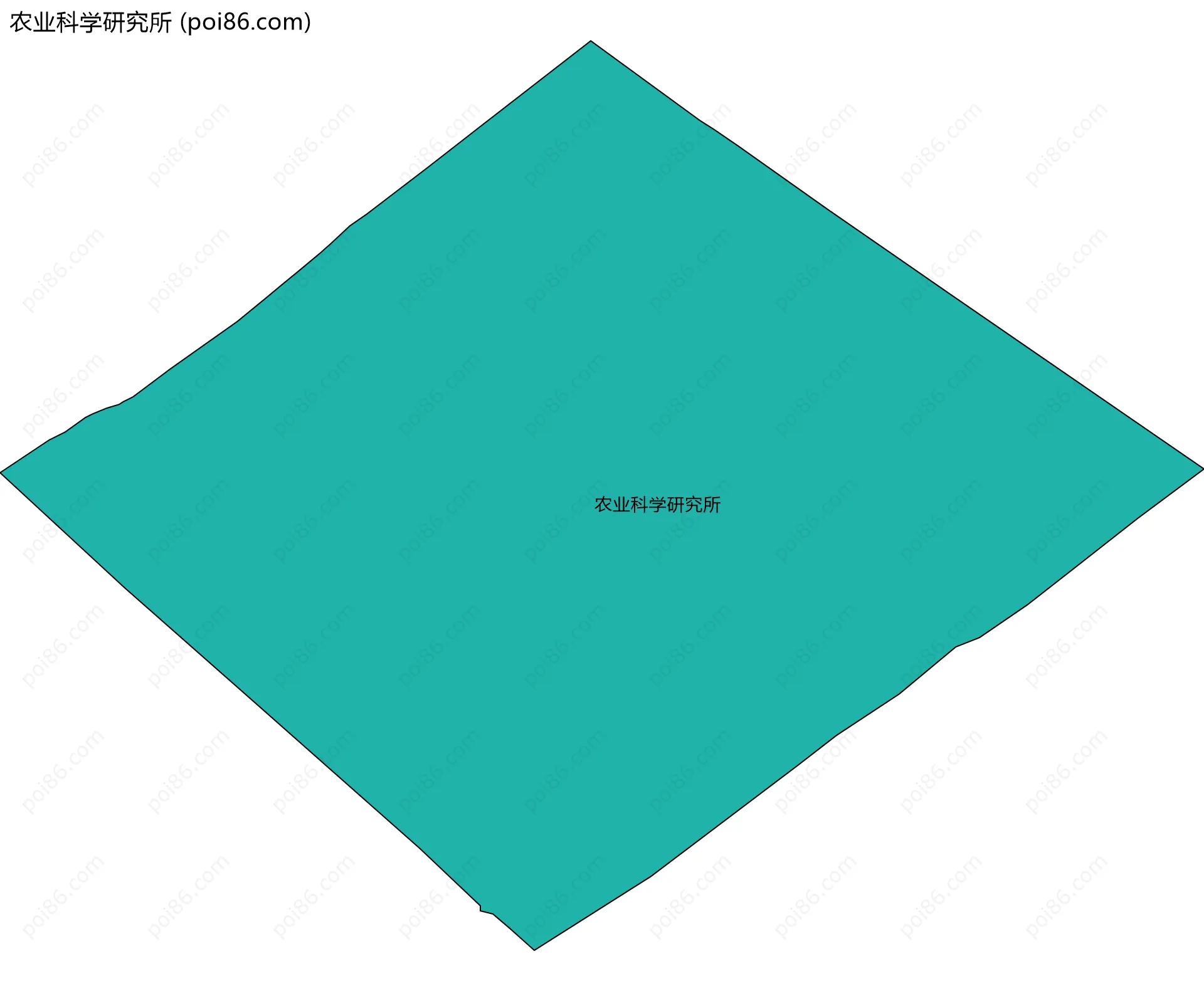 农业科学研究所边界地图
