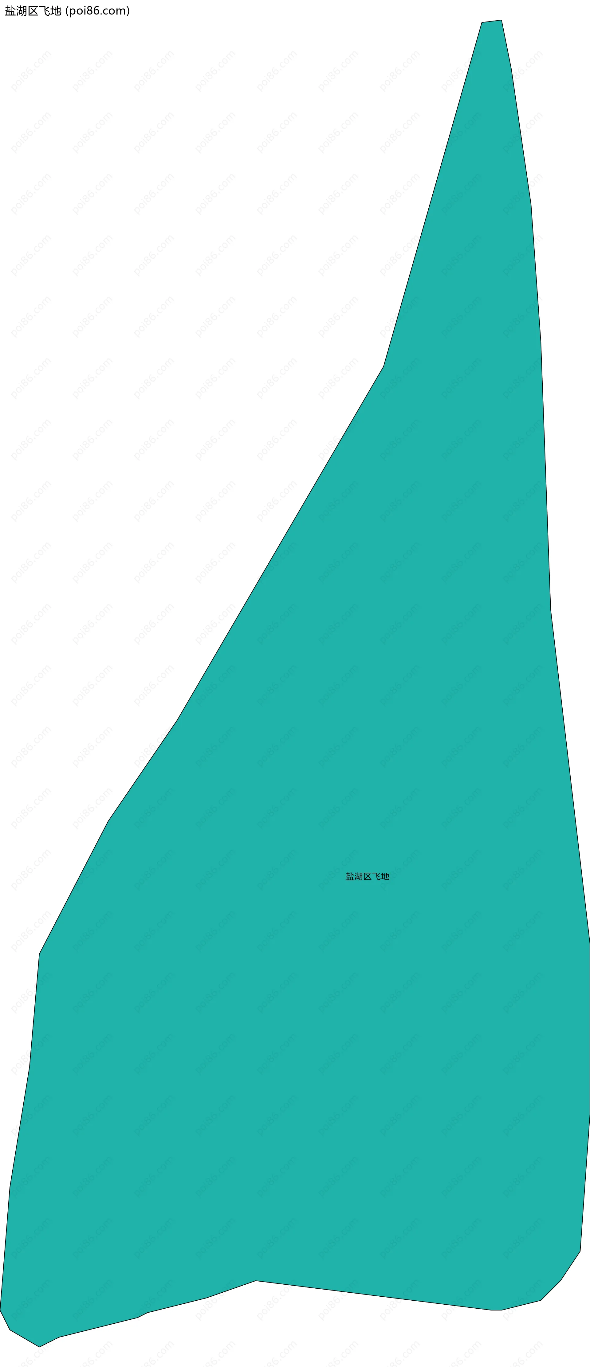 盐湖区飞地边界地图