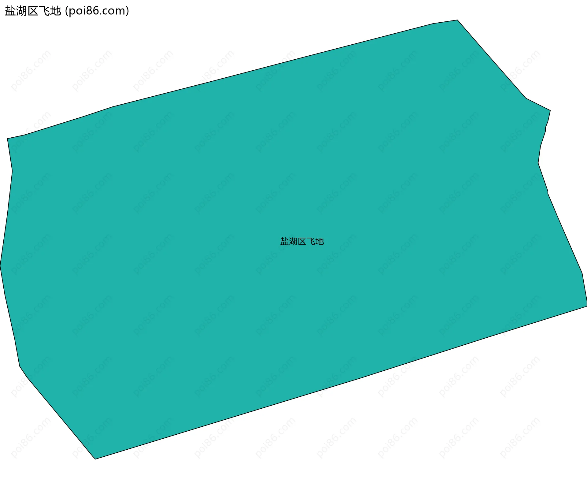 盐湖区飞地边界地图