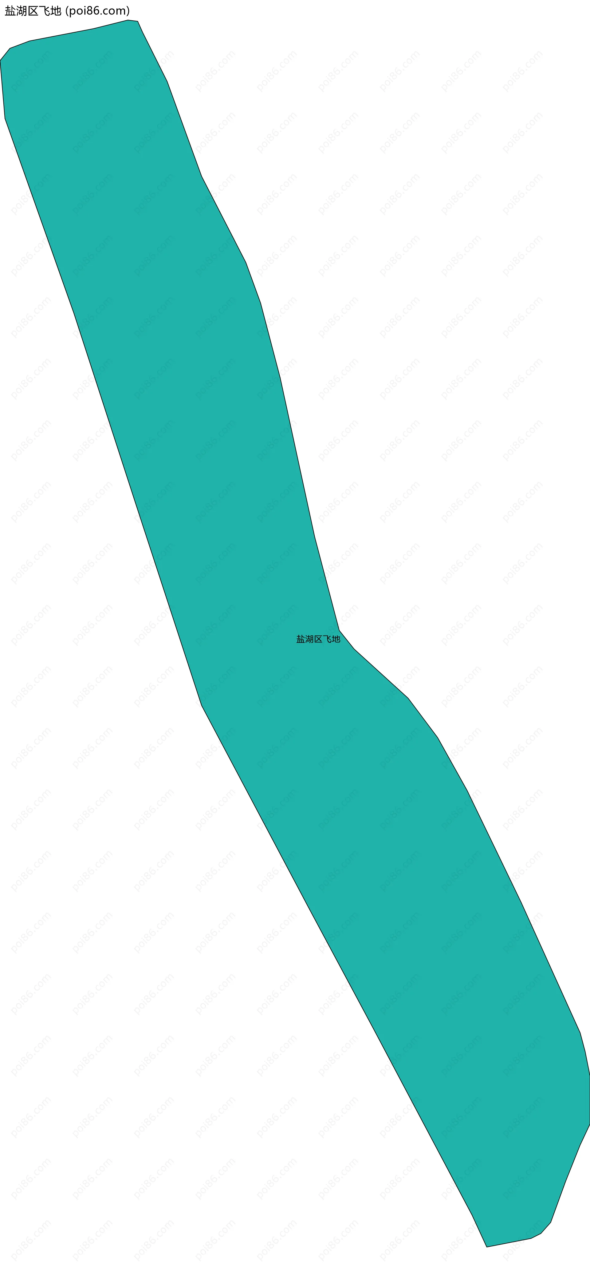 盐湖区飞地边界地图