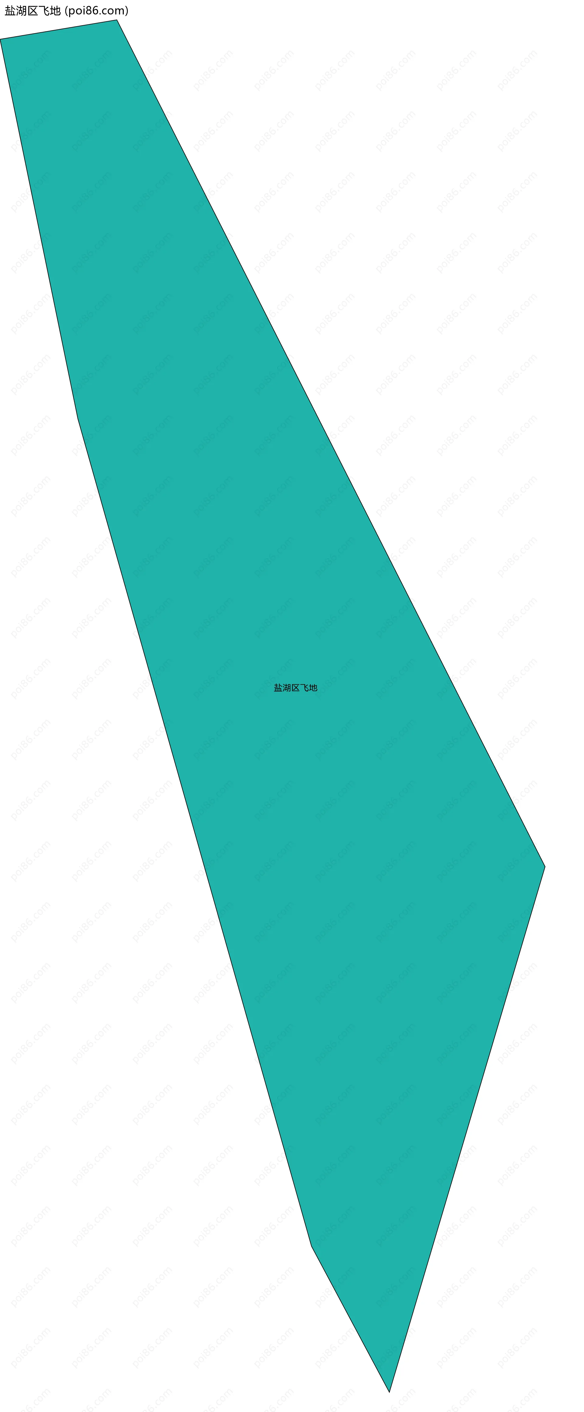 盐湖区飞地边界地图