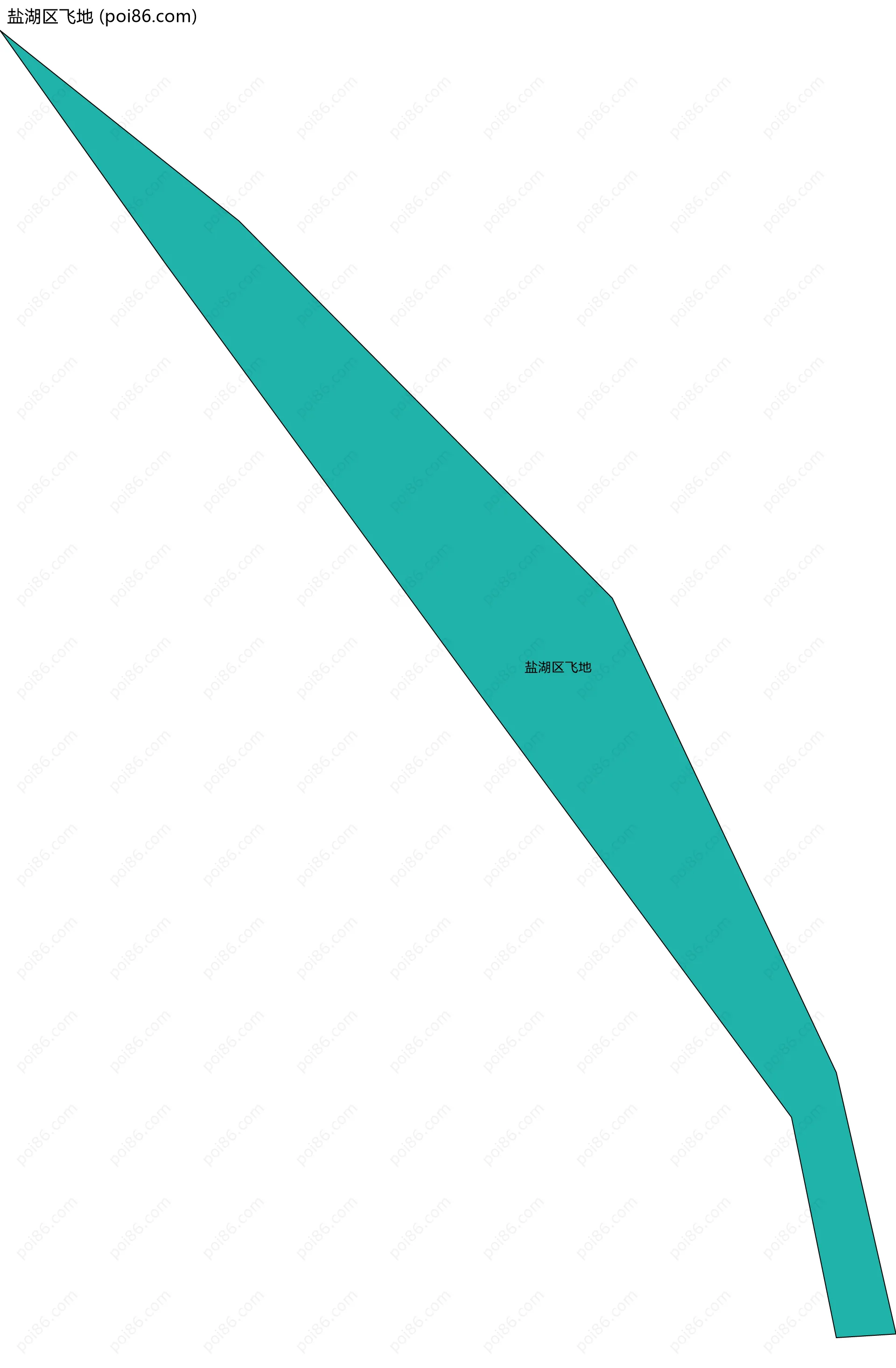 盐湖区飞地边界地图