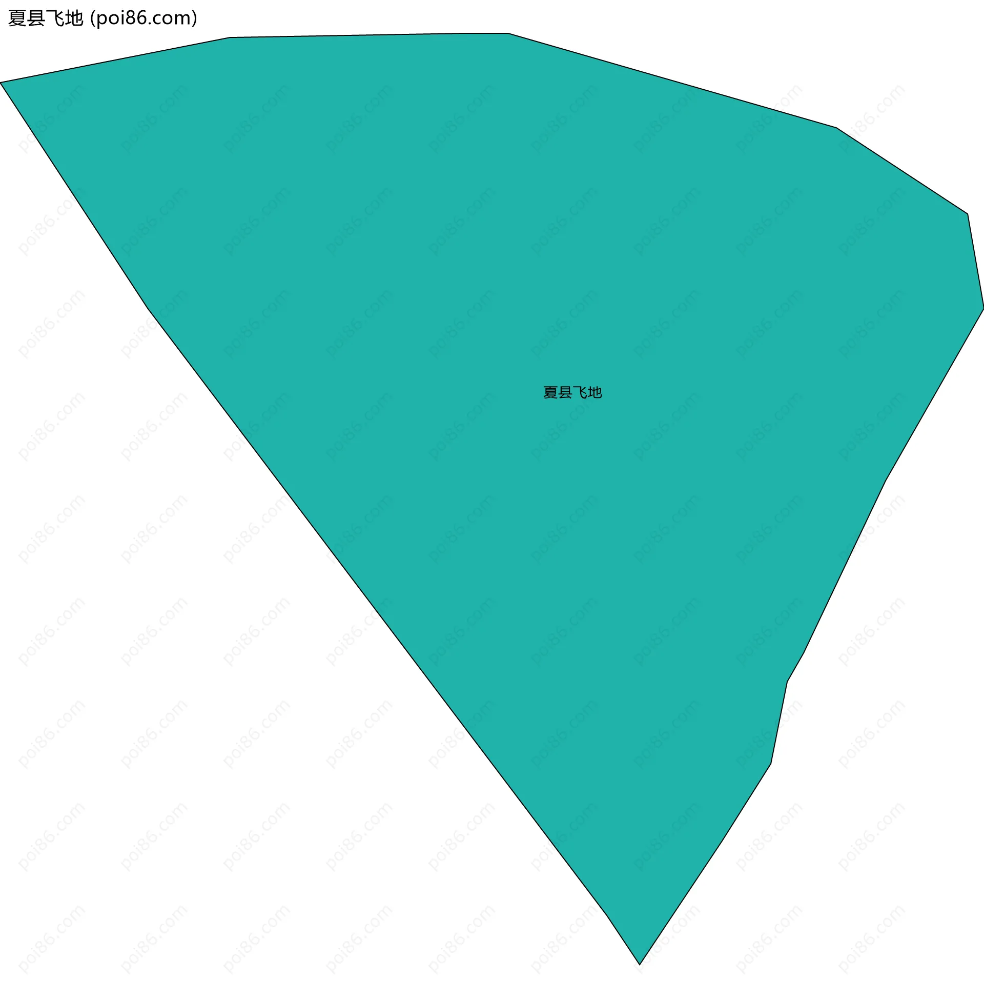 夏县飞地边界地图
