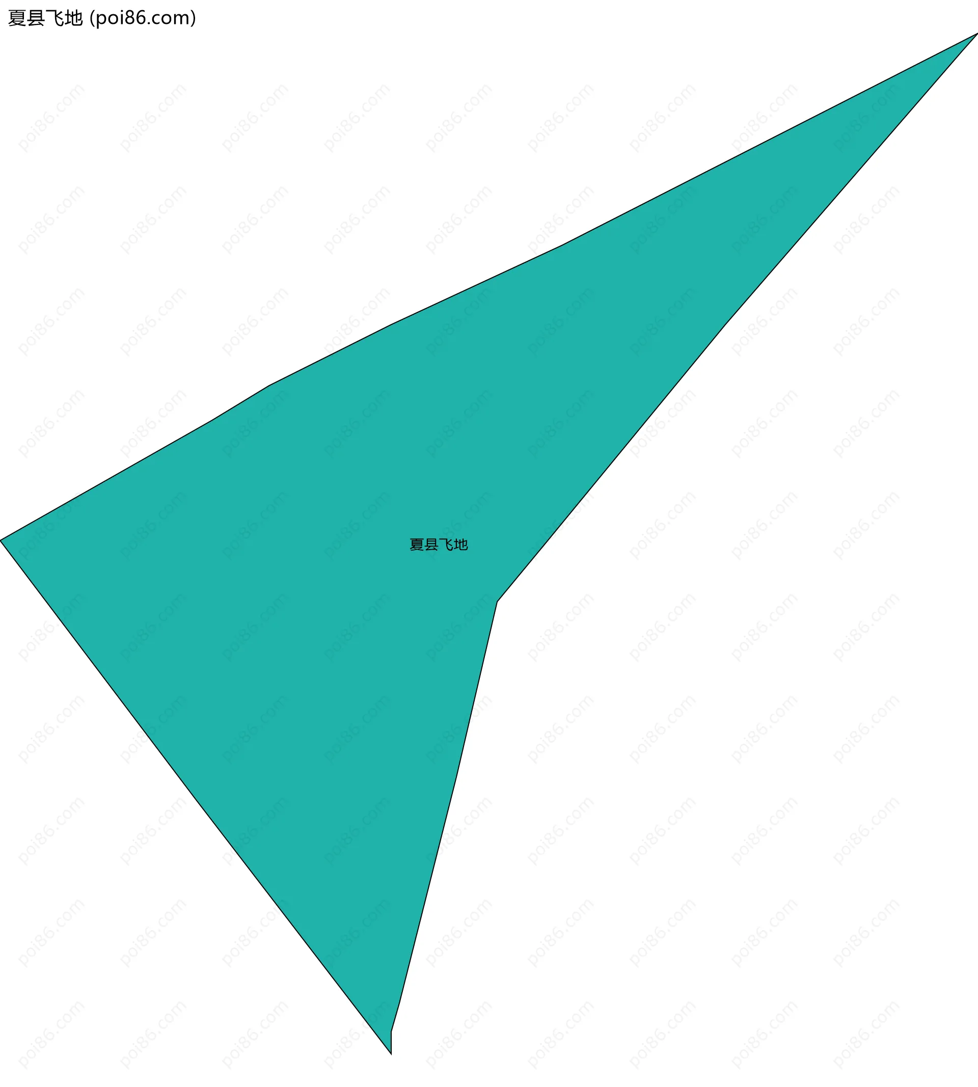 夏县飞地边界地图