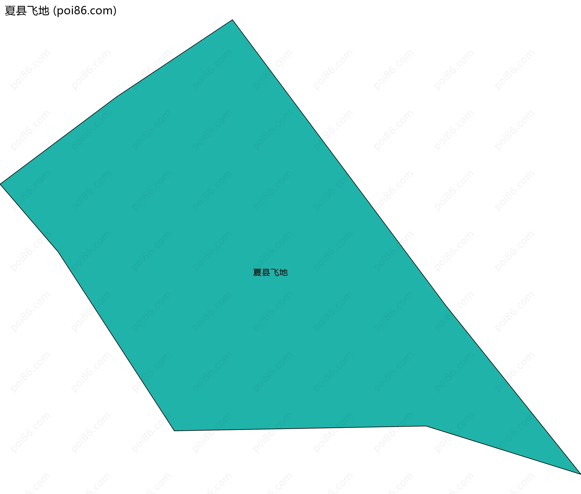夏县飞地边界地图