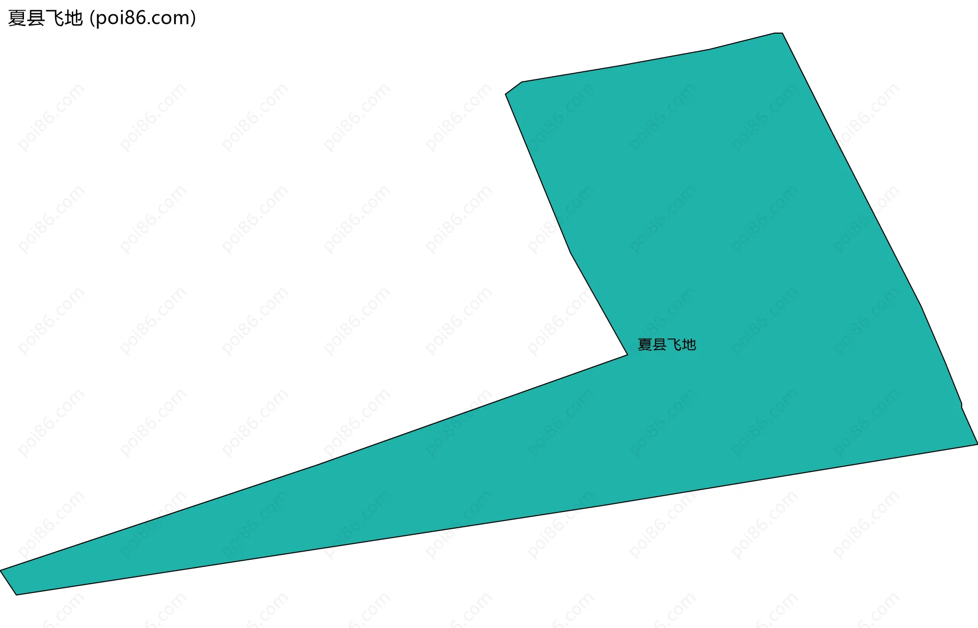 夏县飞地边界地图