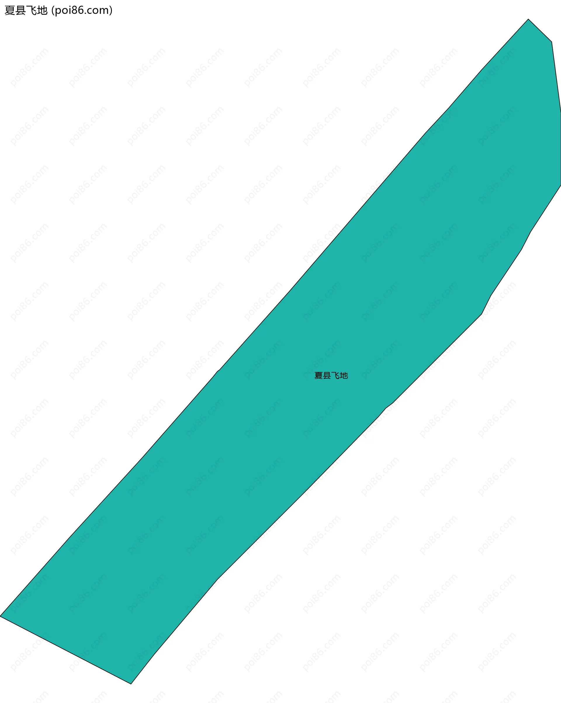 夏县飞地边界地图