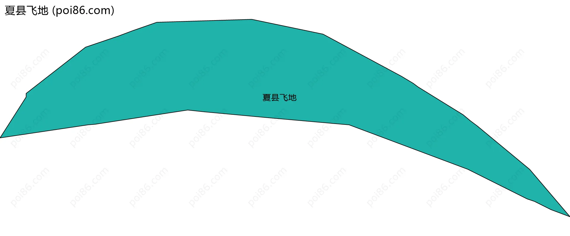 夏县飞地边界地图