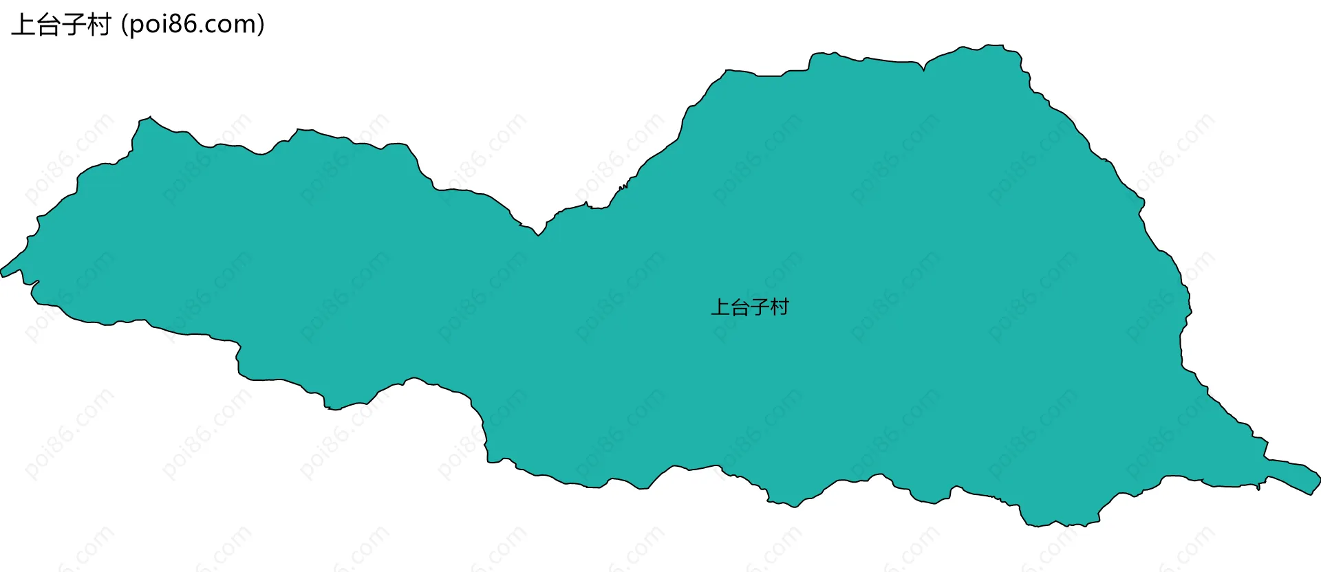 上台子村边界地图