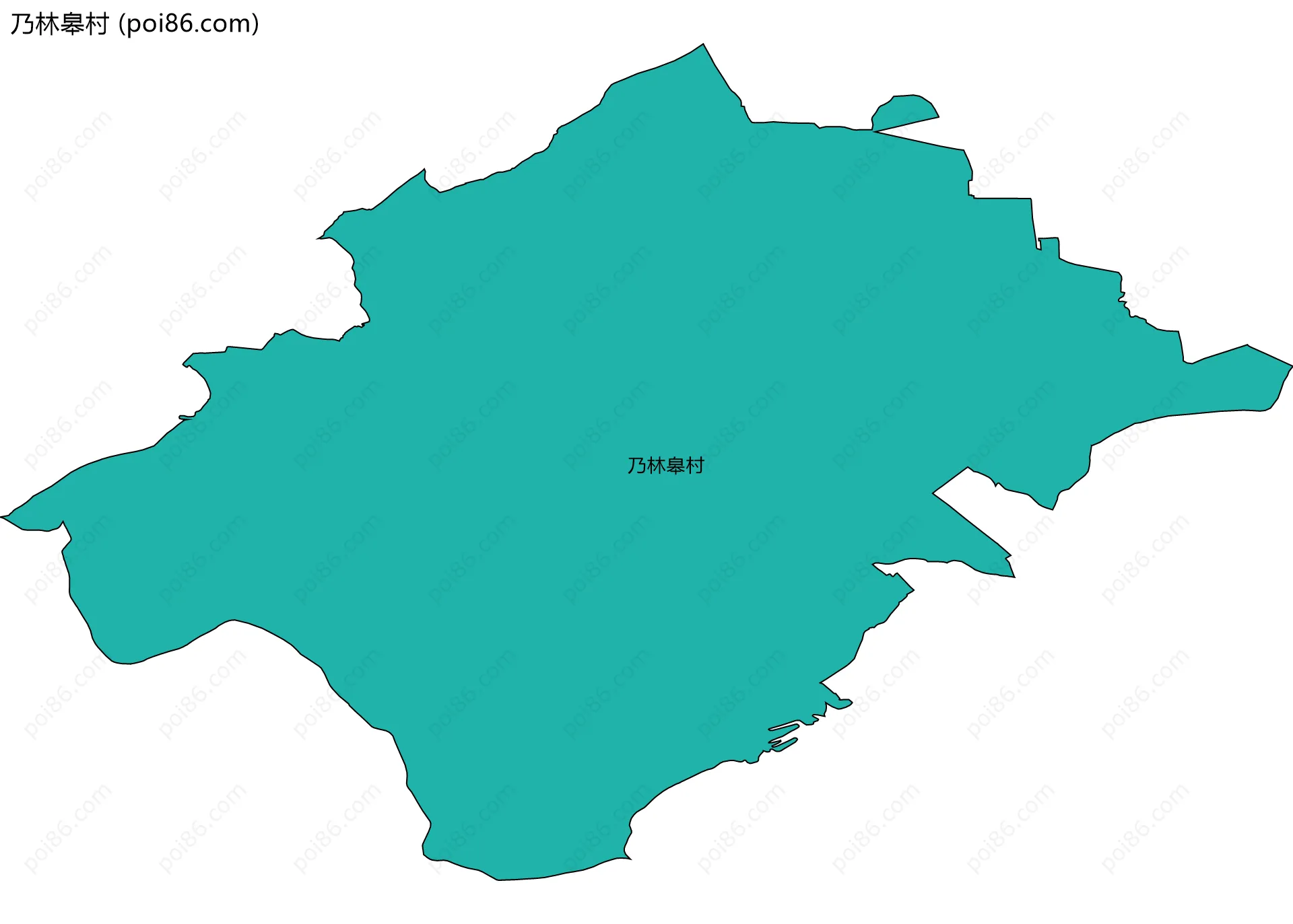 乃林皋村边界地图