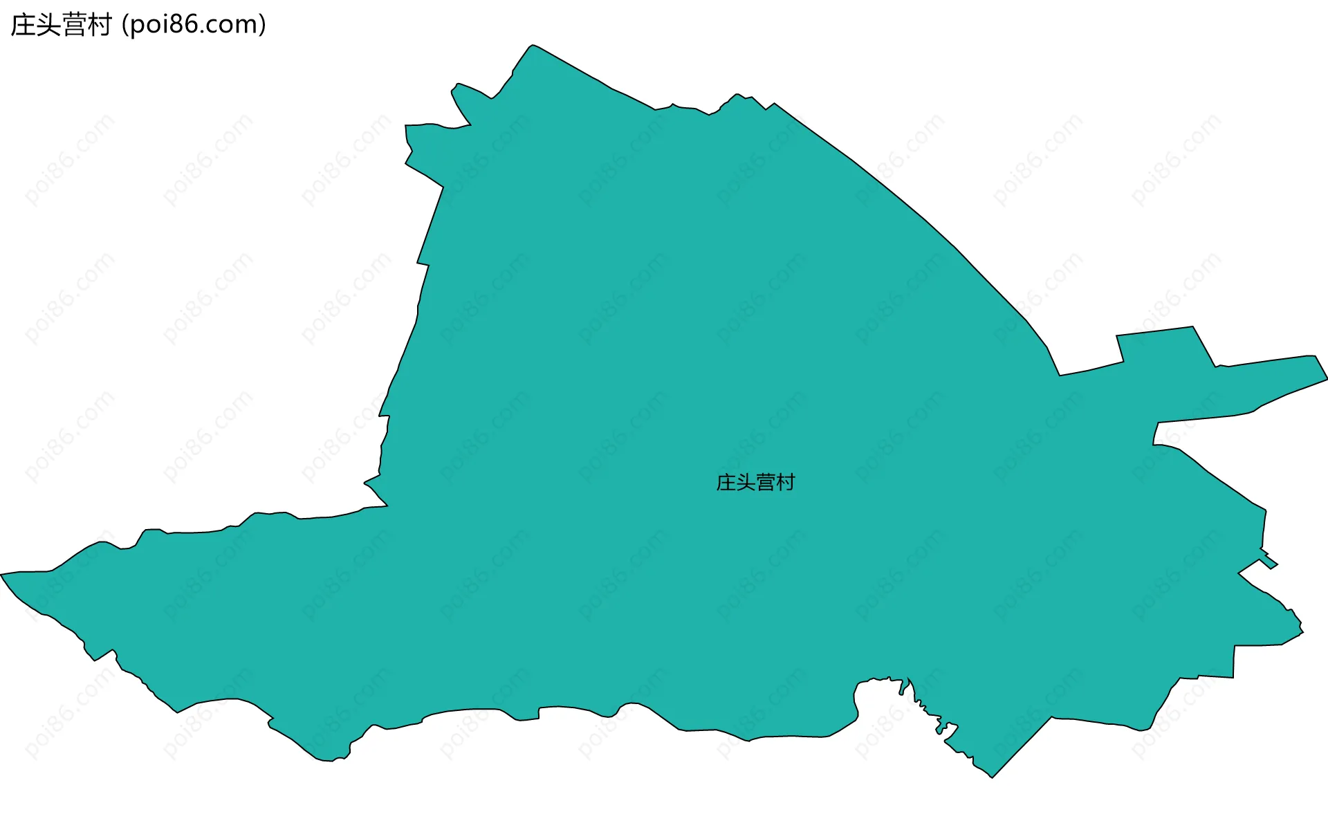 庄头营村边界地图