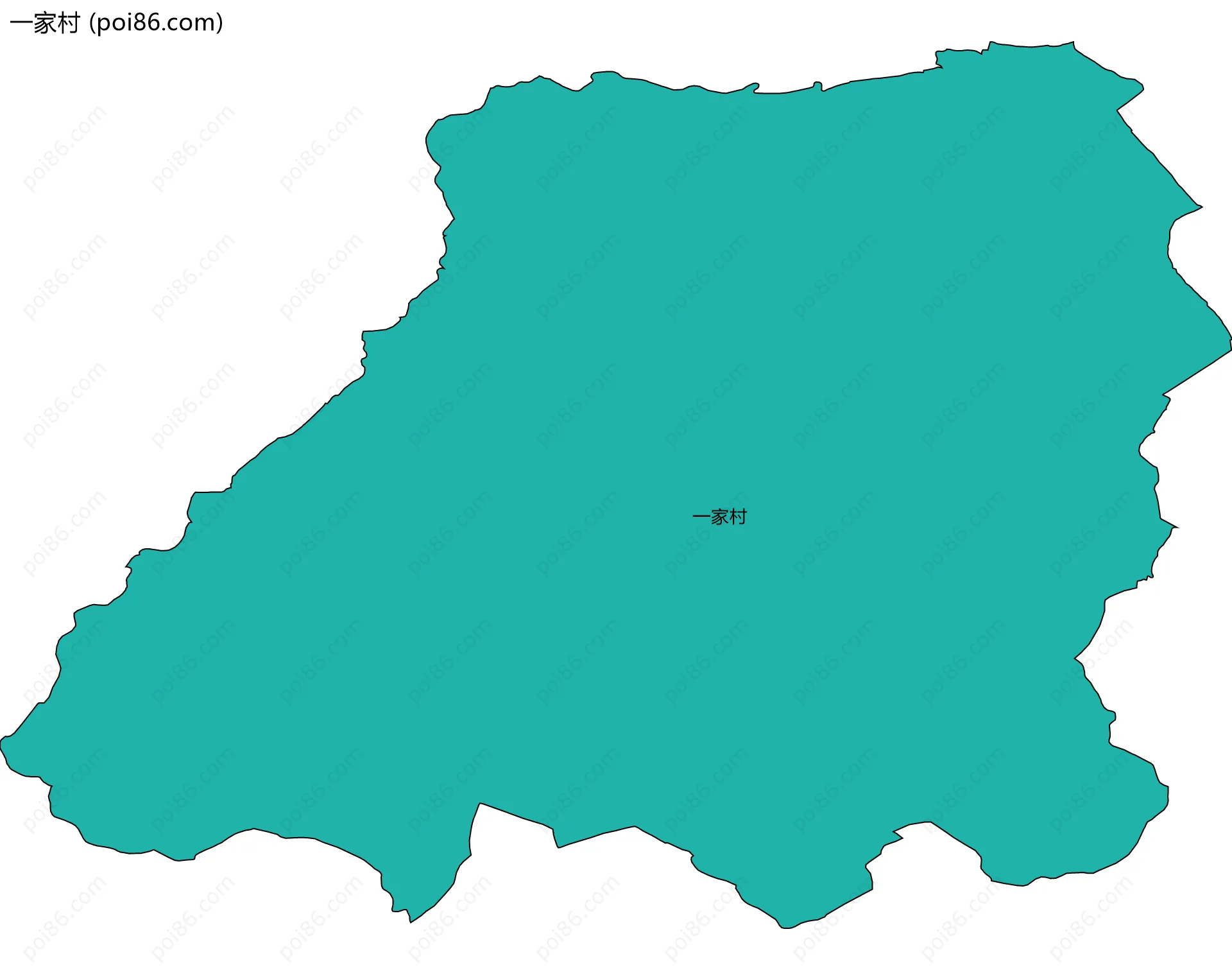 一家村边界地图