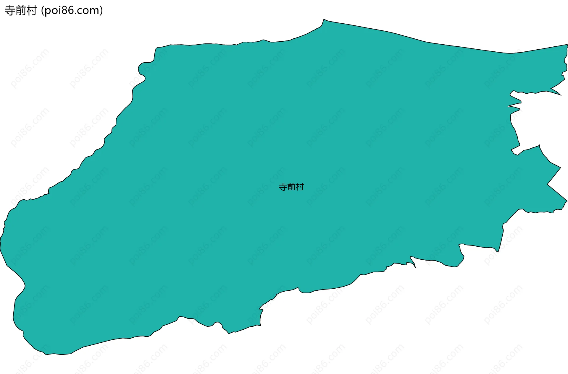 寺前村边界地图
