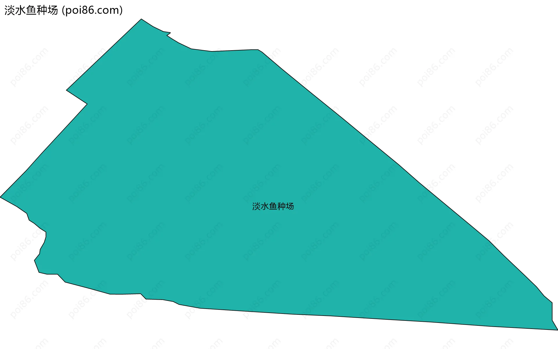 淡水鱼种场边界地图
