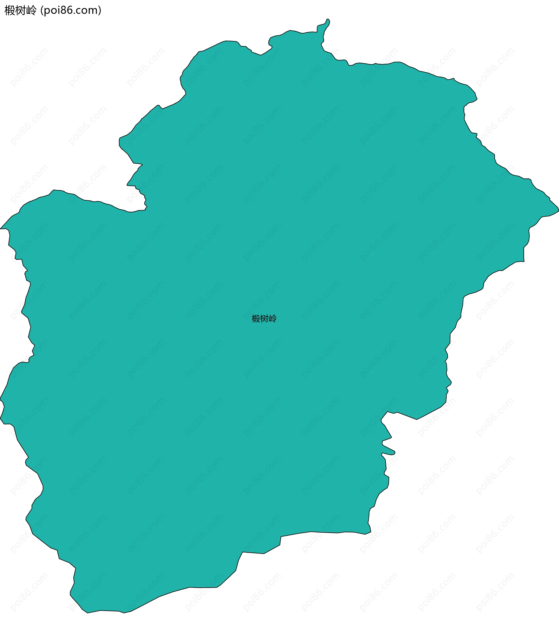 椴树岭边界地图