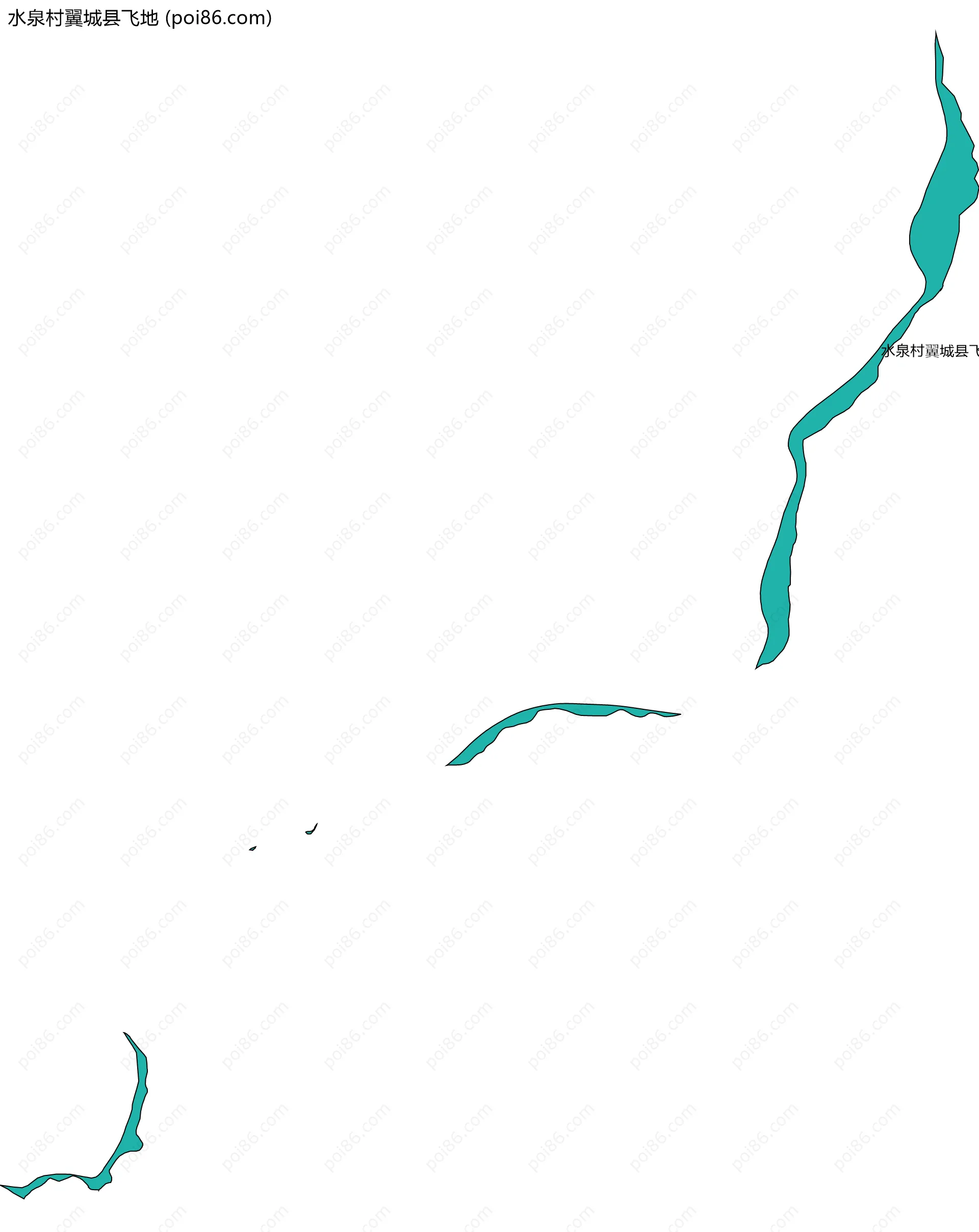 水泉村翼城县飞地边界地图