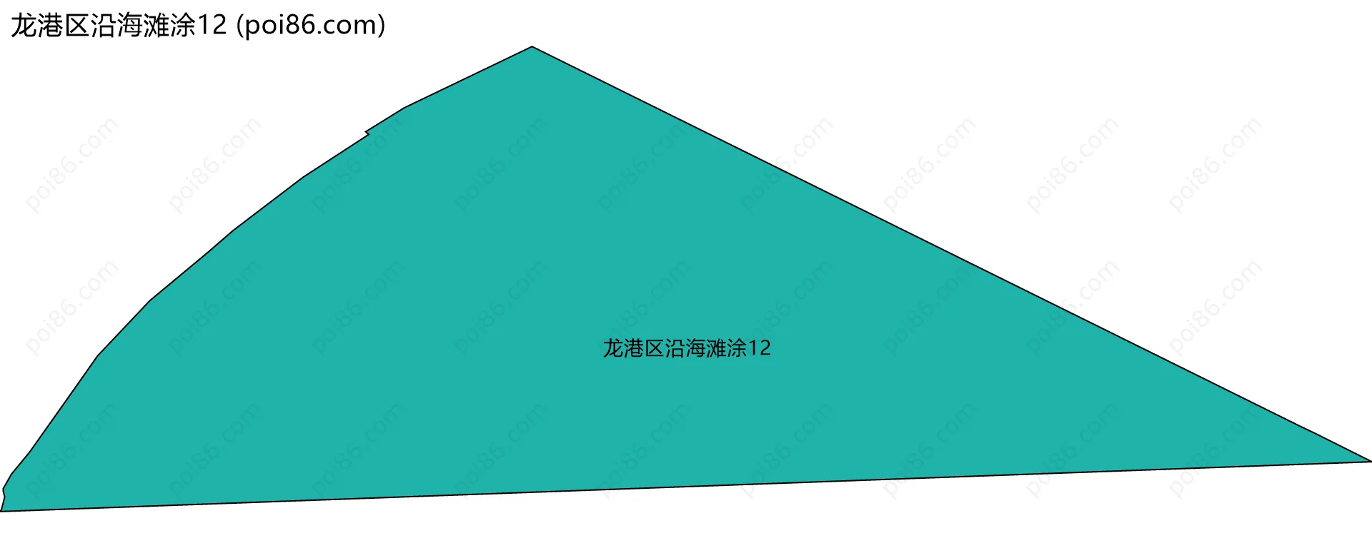 龙港区沿海滩涂12边界地图