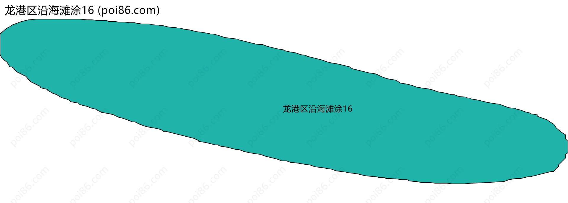 龙港区沿海滩涂16边界地图