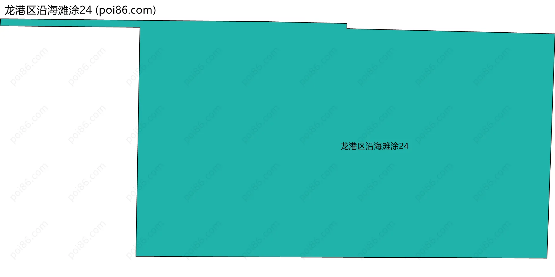 龙港区沿海滩涂24边界地图
