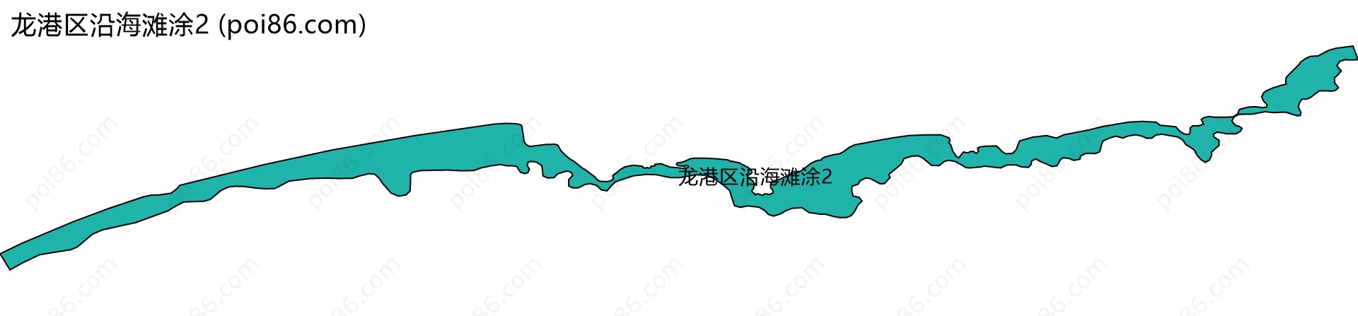龙港区沿海滩涂2边界地图