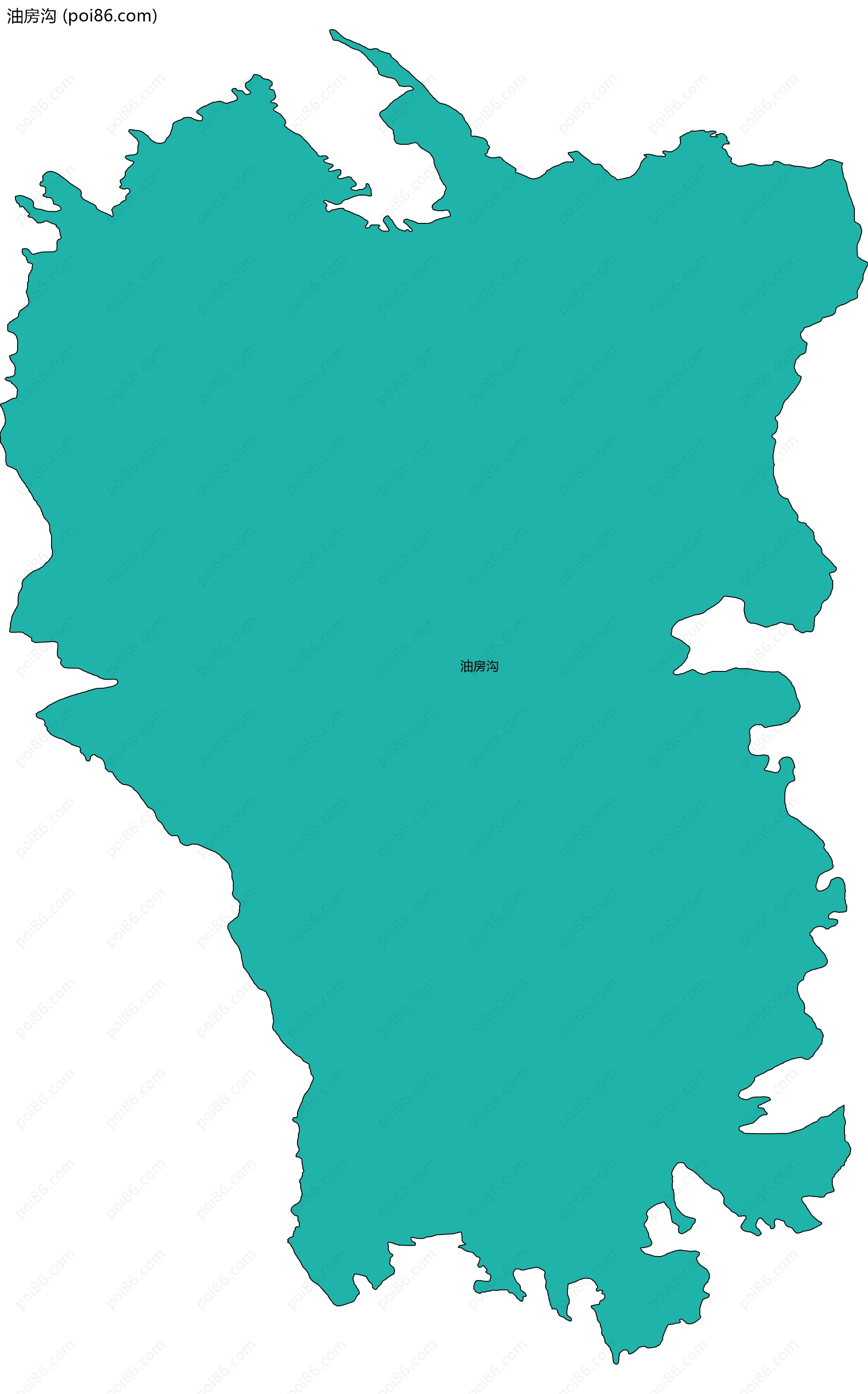 油房沟边界地图