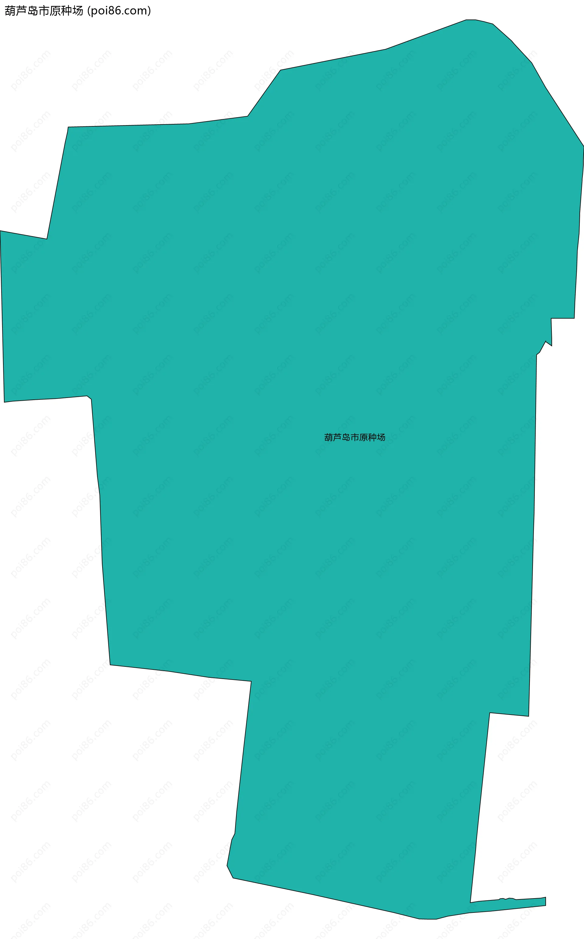 葫芦岛市原种场边界地图