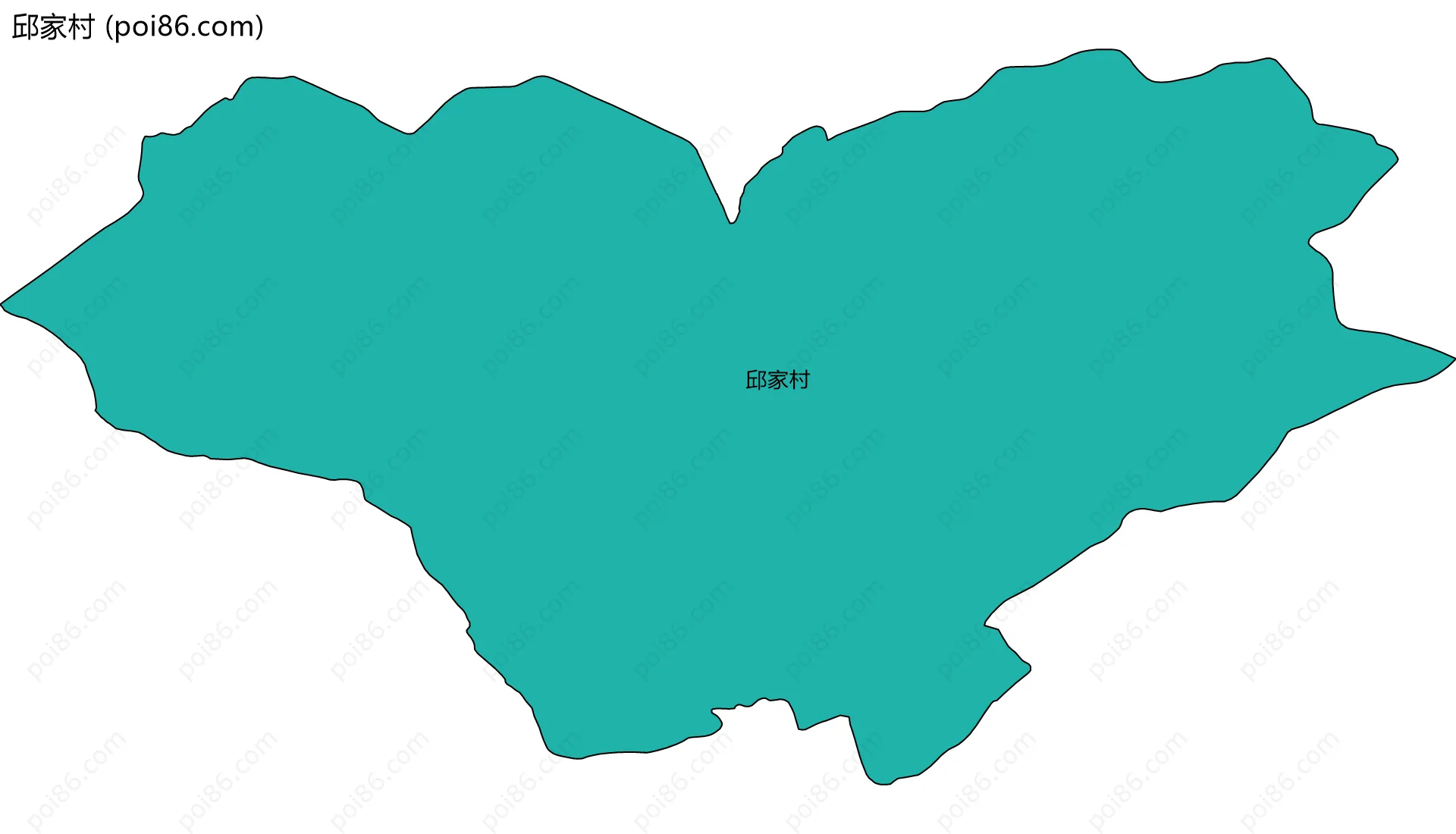 邱家村边界地图