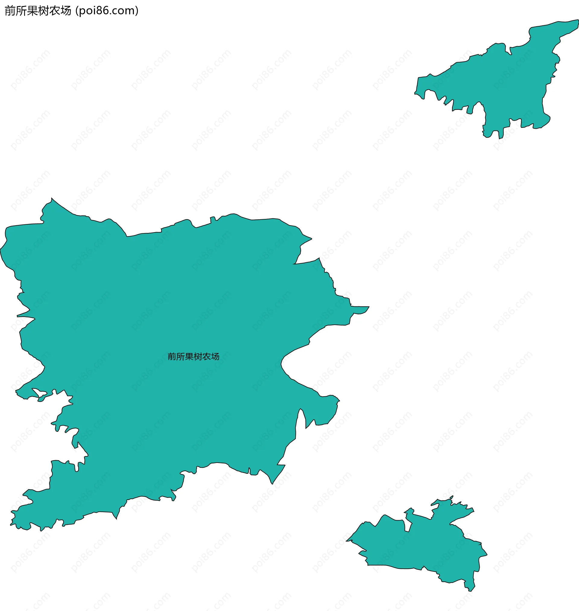 前所果树农场边界地图