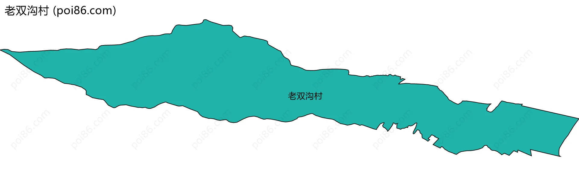 老双沟村边界地图