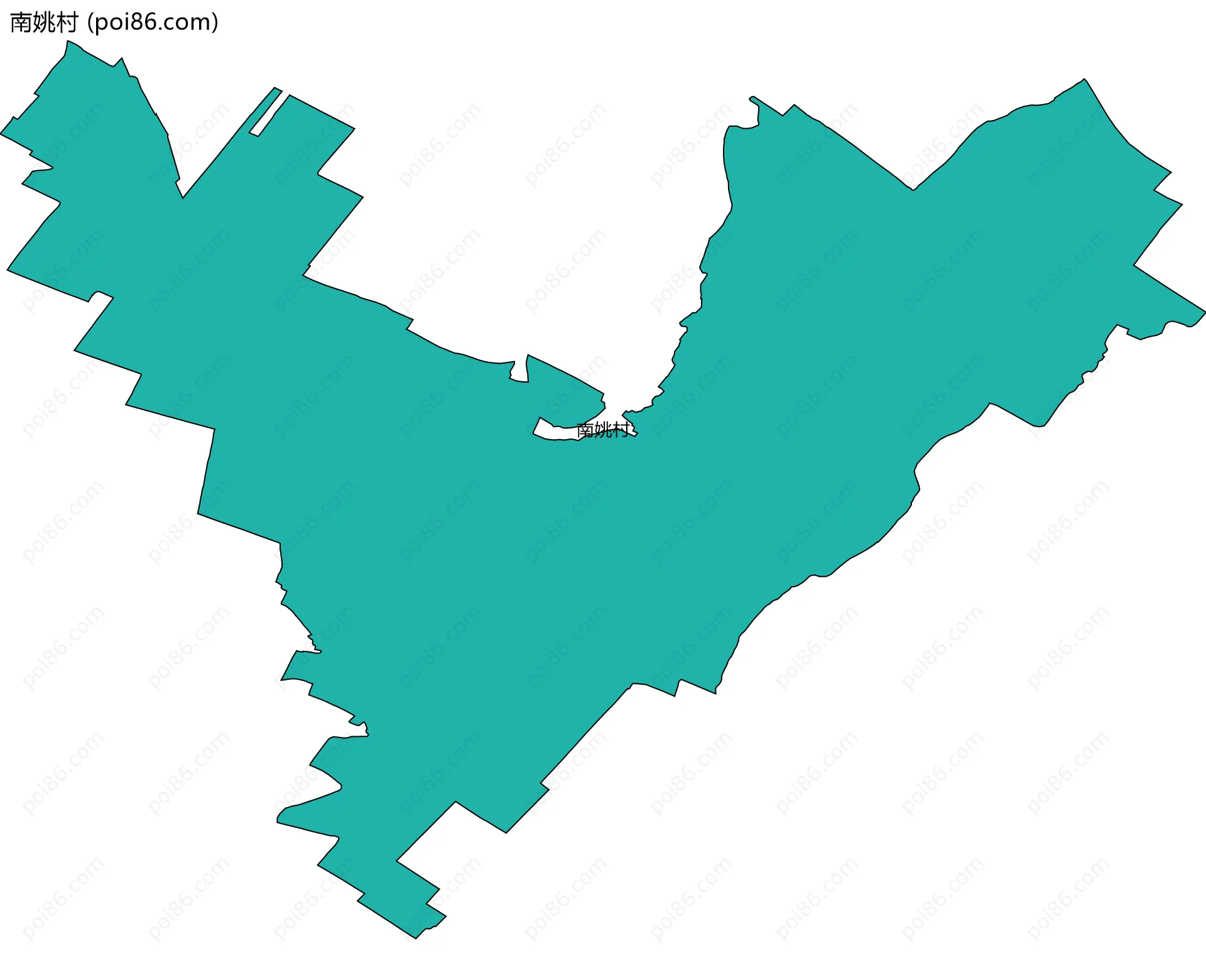 南姚村边界地图