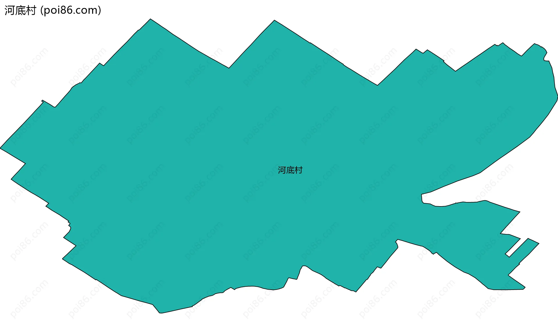 河底村边界地图